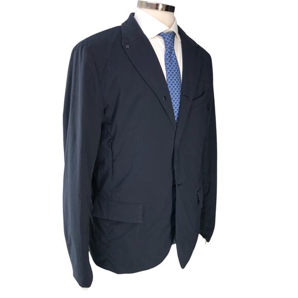 Still By Hand Mens Size 4 US L Jacket Sport Coat Quilted Puffer Navy *BLEMISHED - Picture 9 of 16